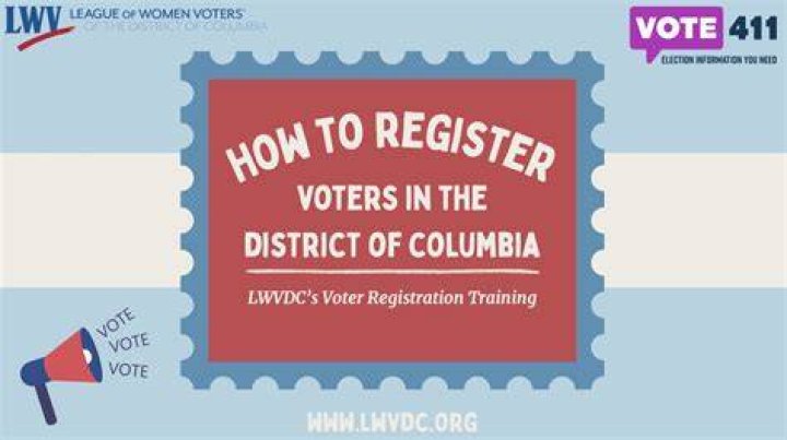 LWVDC Online Training for Registering Voters