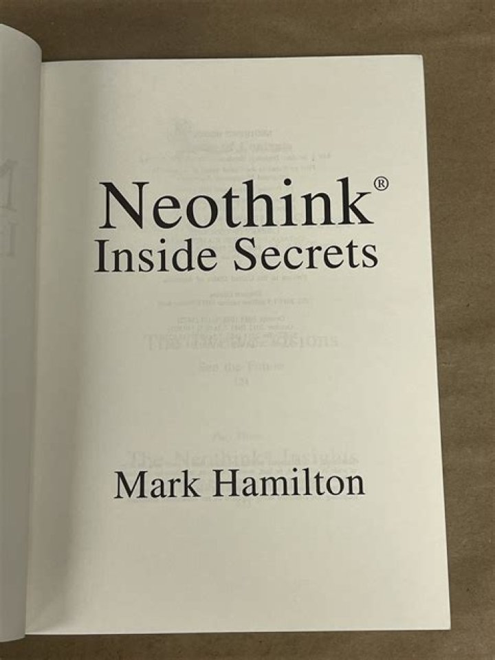 Mark Hamilton - Neothink Secret Meetings