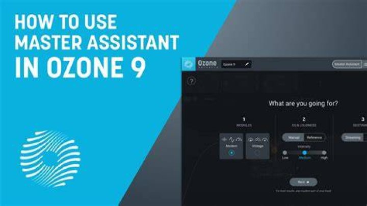 Master Assistant - Ozone 9 Help
