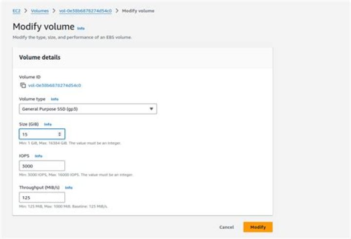 modify_volume - Boto3 1.34.75 documentation