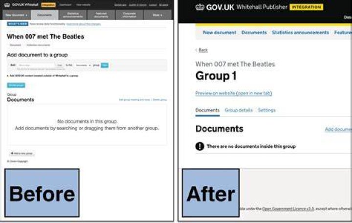 Moving our most-used publishing tool to the GOV.UK design system