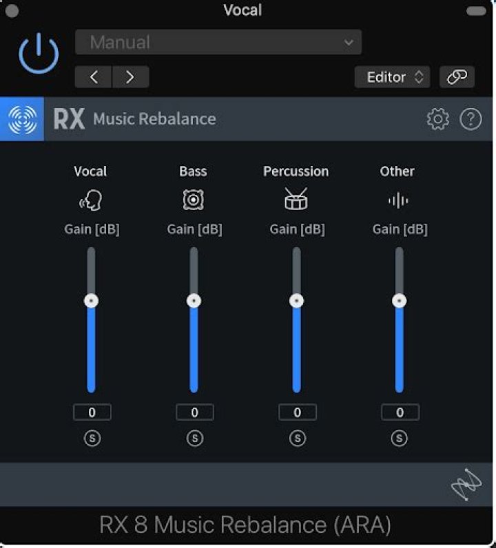 Music Rebalance - RX 8 Help