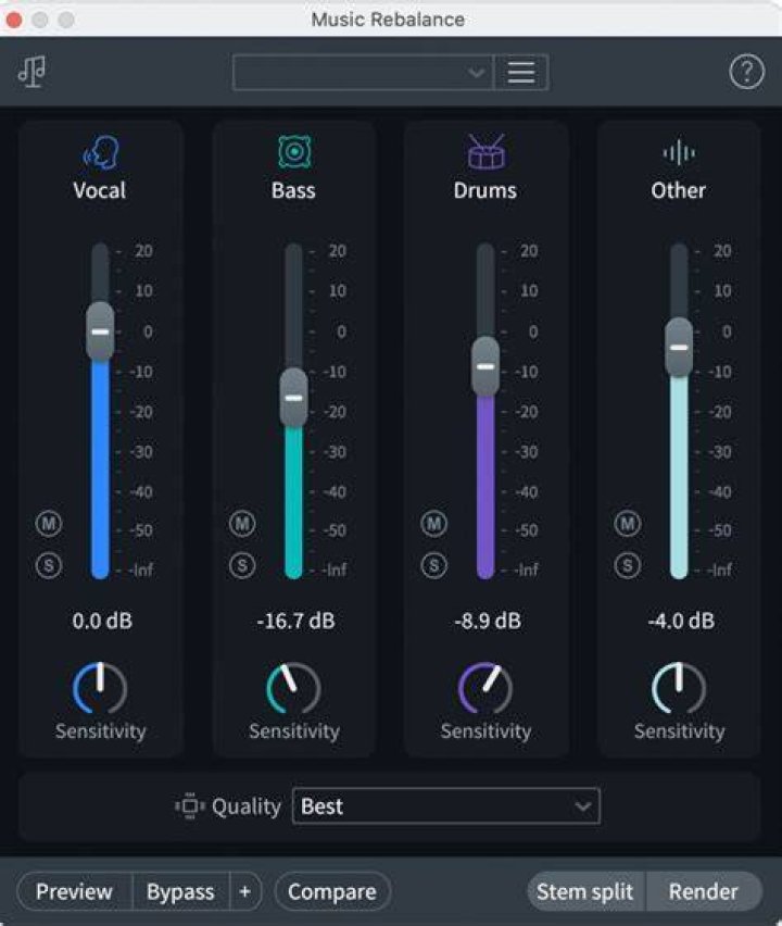 Music Rebalance [STD & ADV]