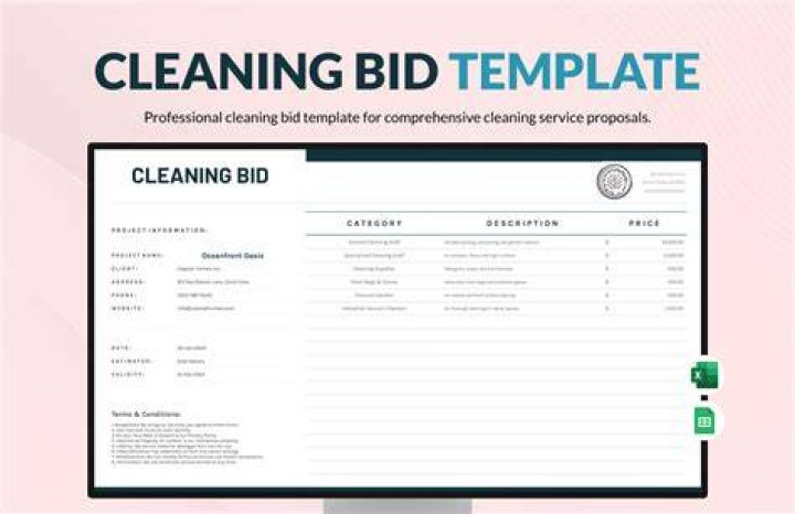 office cleaning services bid proposal - Commercial Cleaning