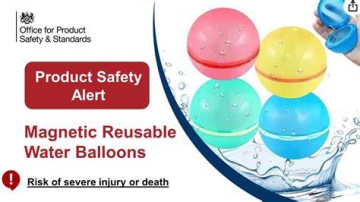 OPSS warns of magnetic reusable water balloons danger