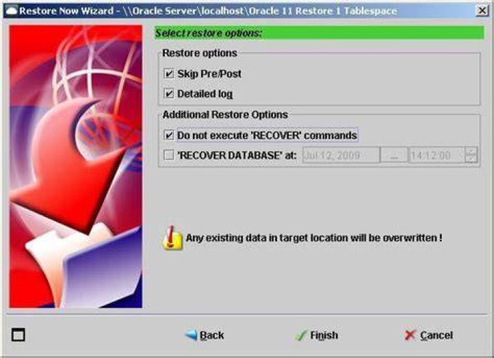 Oracle 11g Database Point-In-Time Recovery (DBPITR)