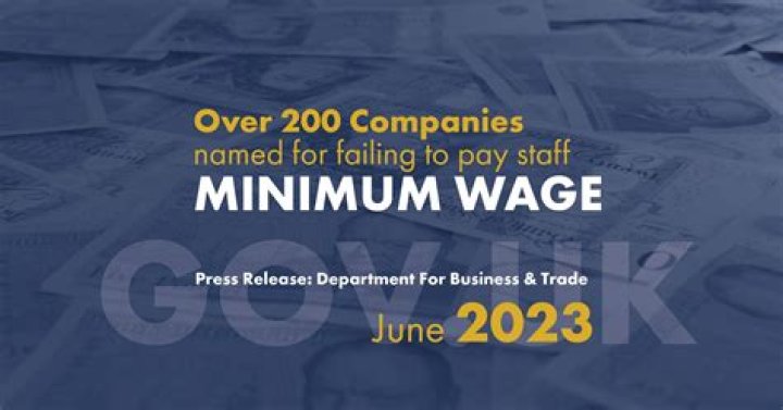 Over 500 companies named for not paying minimum wage