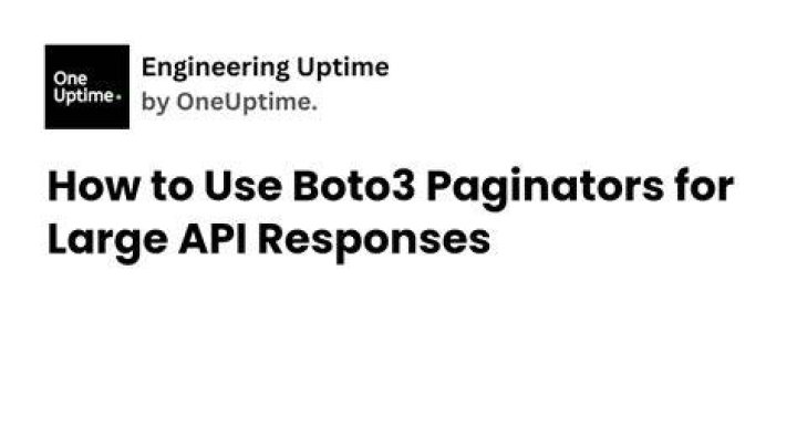 Paginators — Boto3 Docs 1.16.24 documentation