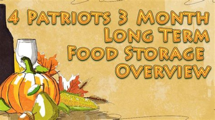 patriots food storage