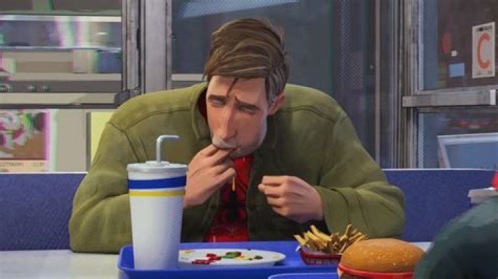 Peter B Parker Eating A Burger