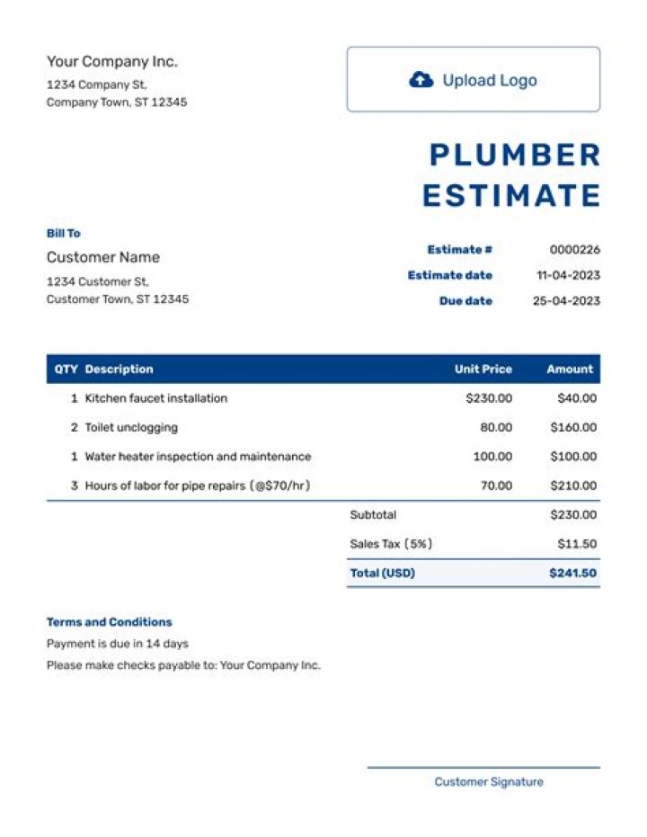 Plumber Free Estimate Pleasanton Texas