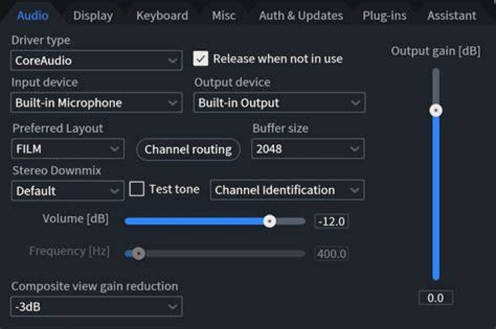 Preferences - RX 8 Help