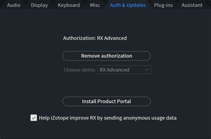 Preferences - RX 9 Help