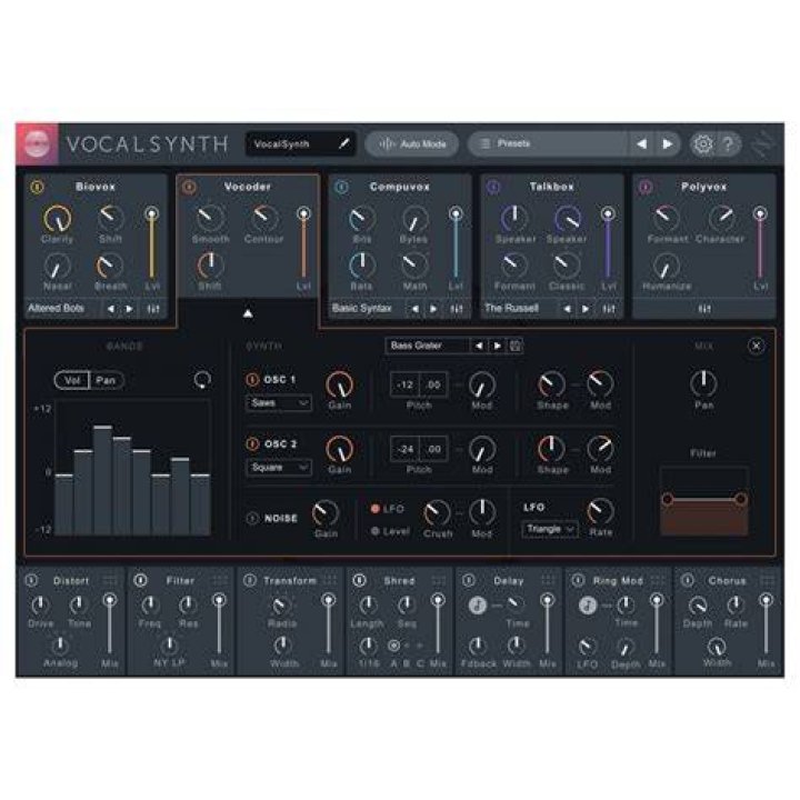 Presets - VocalSynth 2 Help Documentation