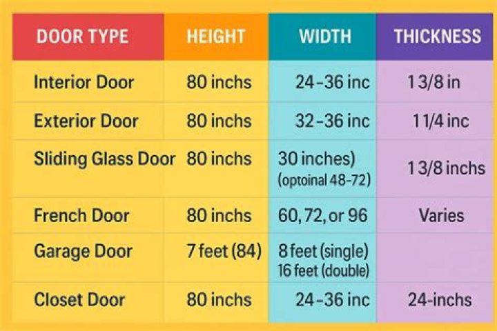 Price variations based on the door size and weight