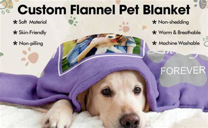 printy pets blanket - Custom Pet Blanket