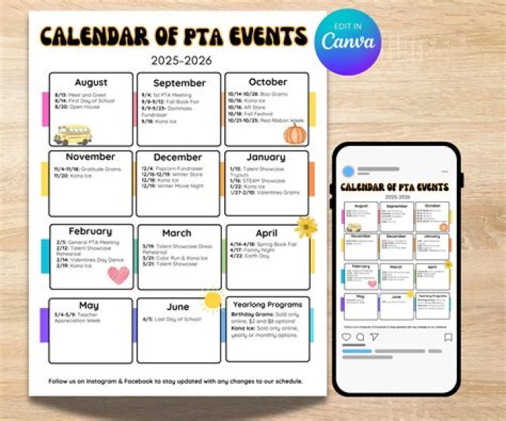 PTA / Ashlawn PTA Calendar