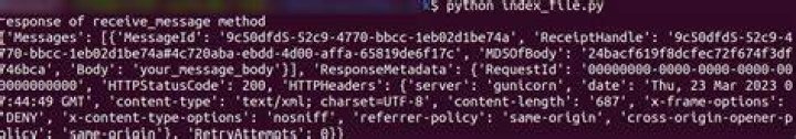 receive_message - Boto3 1.34.87 documentation