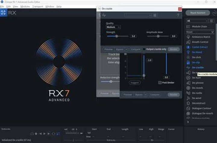 Recording in the RX 7 Audio Editor