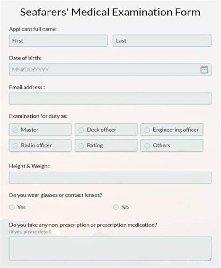 Seafarers medical certification guidance - GOV.UK