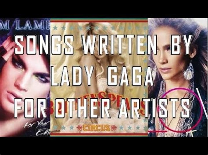 songs written by lady gaga for other artists