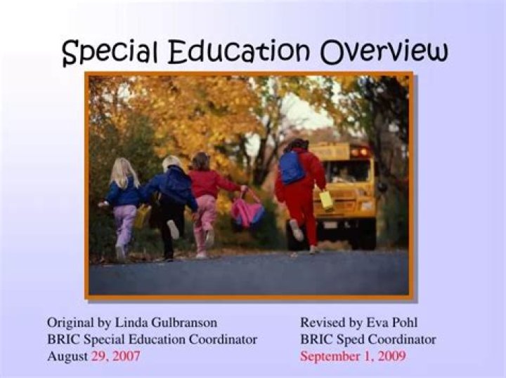 Special Education / Overview