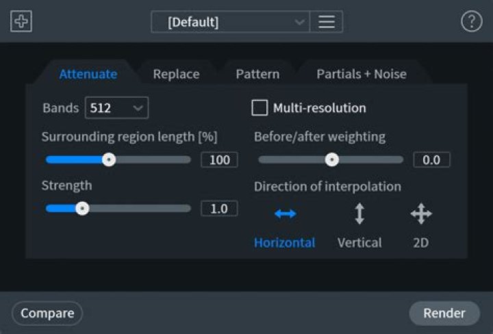 Spectral Repair - RX 8 Help