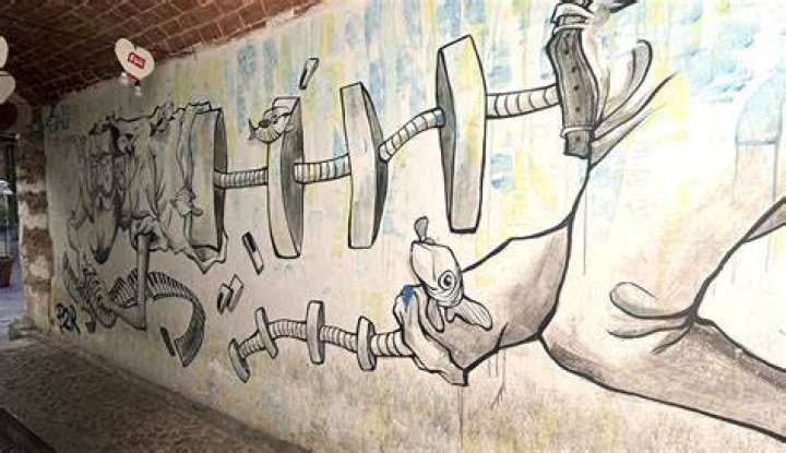 Street art in the capital of Campania