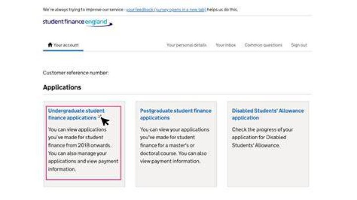 Student finance application forms and notes for new 2024 to 2025 full-time students