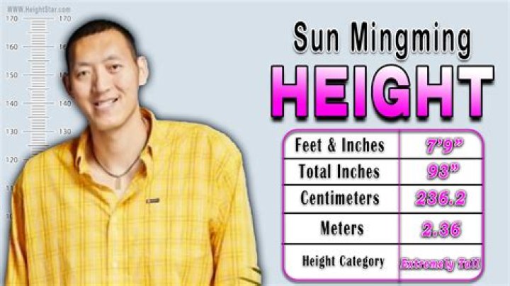 Sun Ming Ming's Towering Height And Its Impact