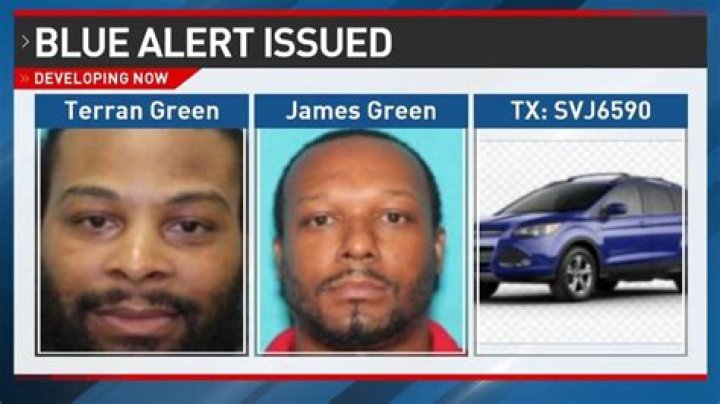 Terran Green Arrest Blue Alert Issued For