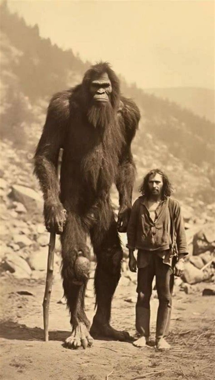 Texas Man And Van in Bigfoot