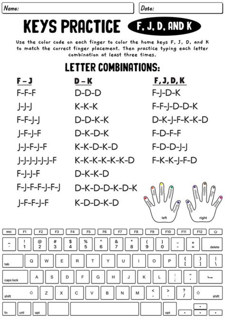 Third Grade / Keyboarding Programs