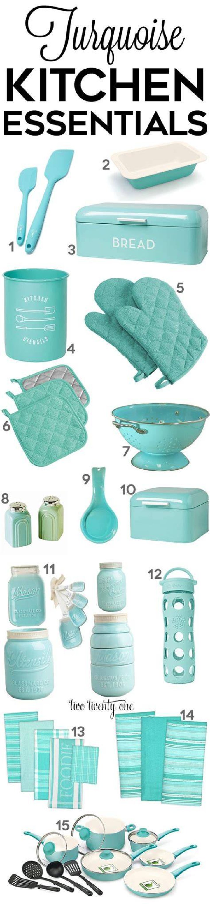 Tiffany Blue Kitchen Decor