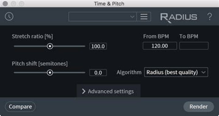 Time & Pitch - RX 8 Help