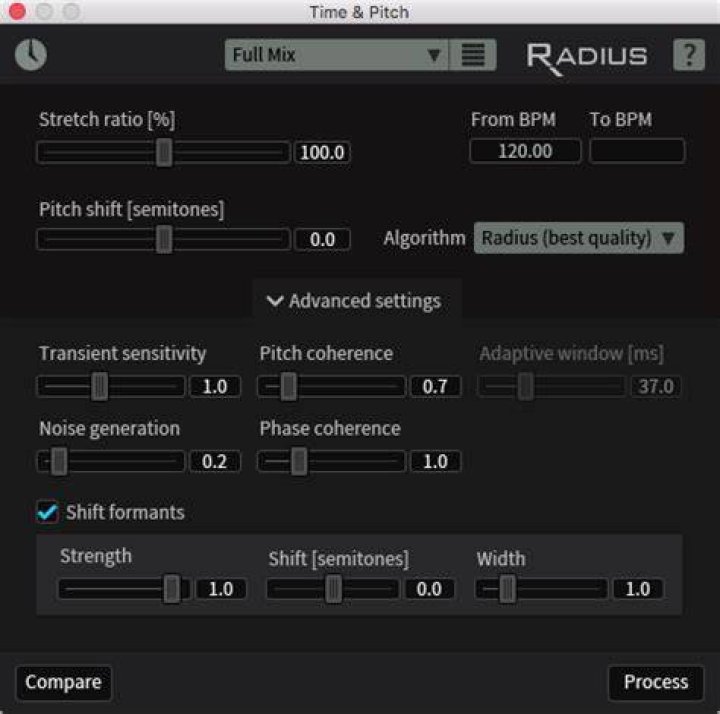 Time & Pitch [STD & ADV]