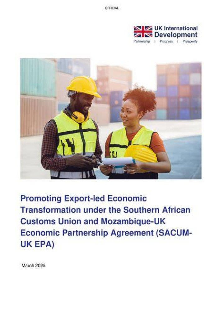 UK-SACUM Economic Partnership Agreement documents