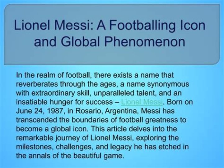 Unveiling The Force Behind A Footballing Icon