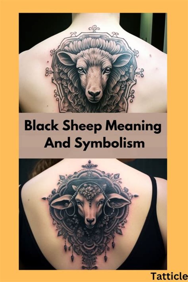 Unveiling The Hidden Meanings And Symbolism Of Black Sheep Tattoos