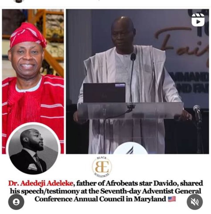 Unveiling the Influence: A Closer Look at Davido's Father, Dr. Adedeji Adeleke