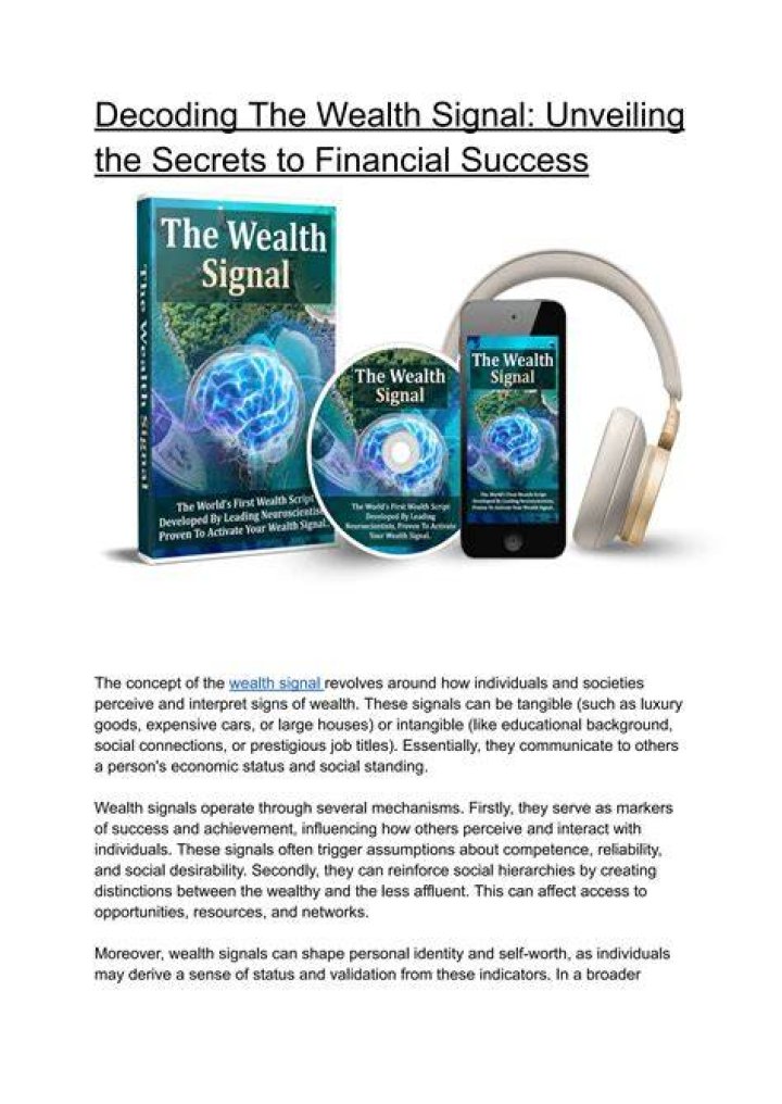 Unveiling The Secrets To Financial Success
