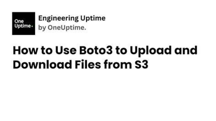 Uploading files — Boto3 Docs 1.18.3 documentation