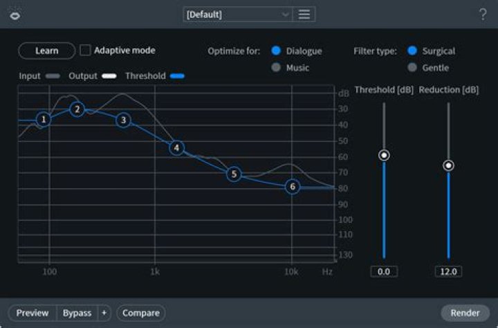 Voice De-noise - RX 7 Help