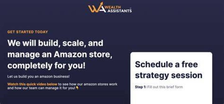 wealth assistants amazon legit