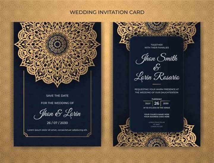 wedding invitation card design