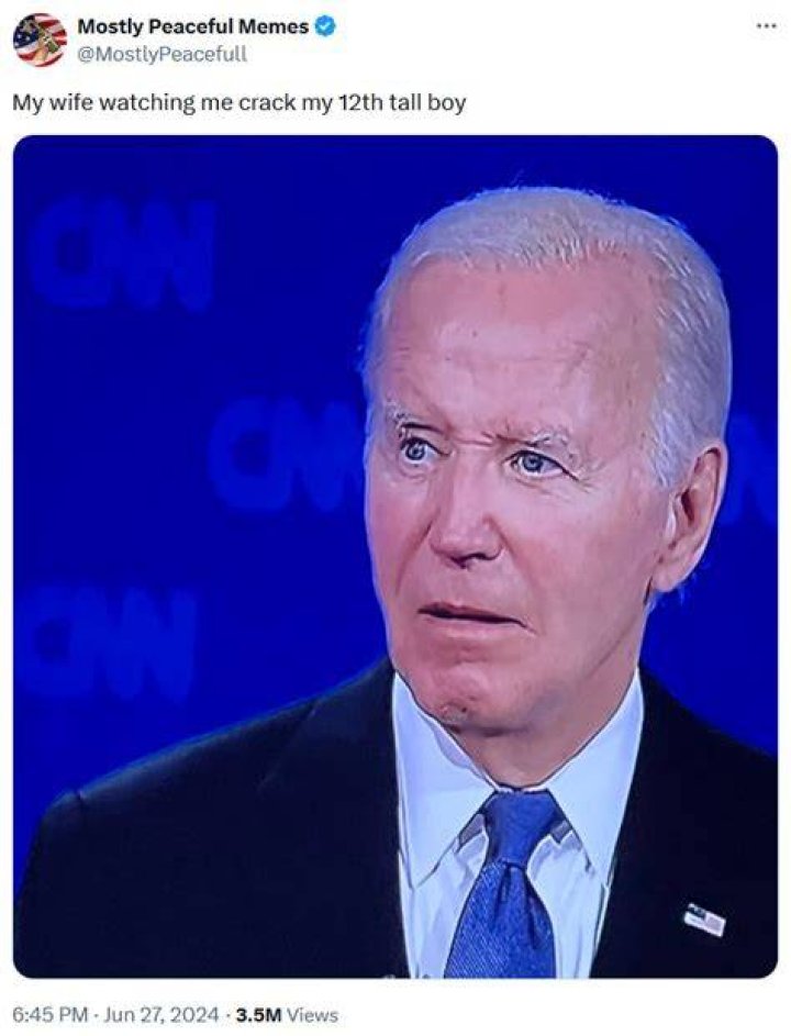 what if we just don't leave joe biden meme rosa