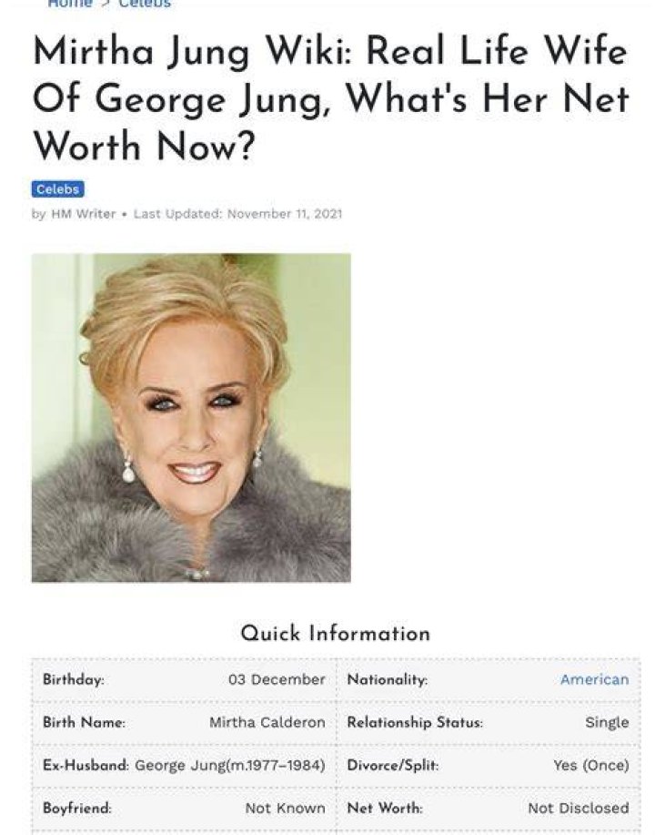 Who Is George Jung's Ex-Wife?