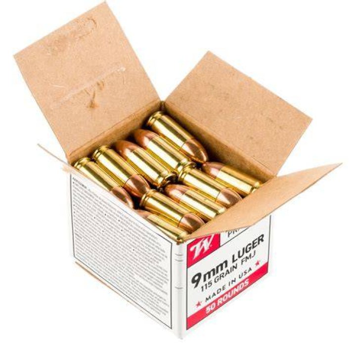 winchester 9mm luger ammo 100 rounds
