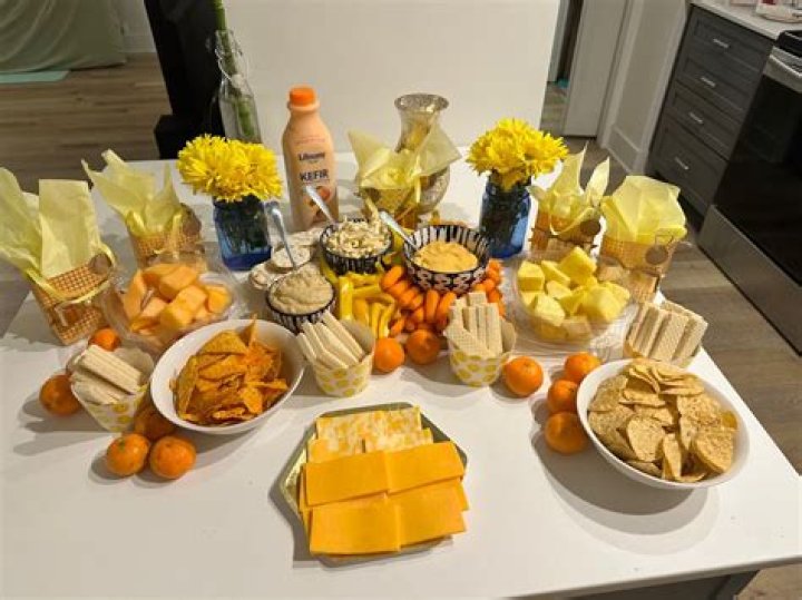 Yellow Snacks For Color Party